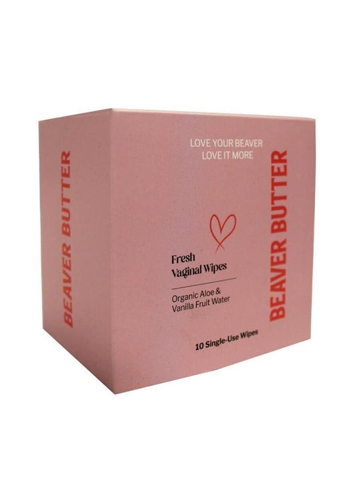 Beaver Butter Fresh Vaginal Wipes - 10 Pack
