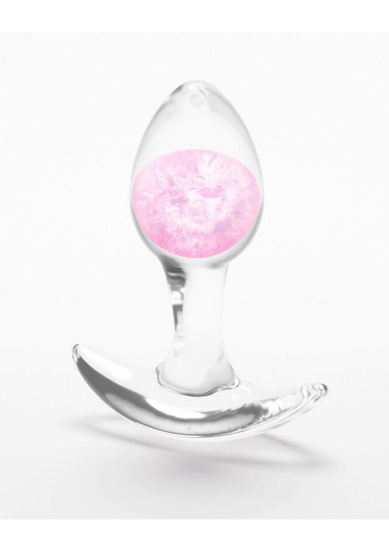 Cosmic Glams Silicone Anal Plug - Pink - Small