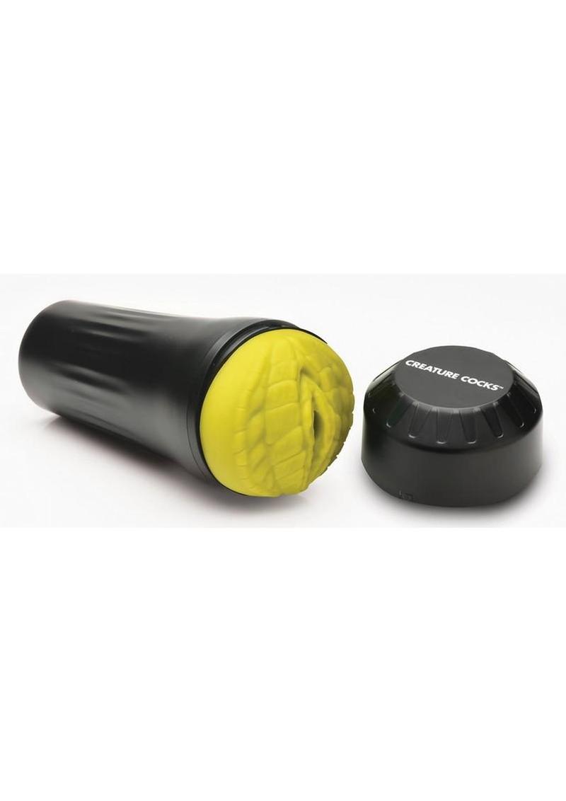 Creature Cock Fuckzilla Silicone Pussy Stroker - Green