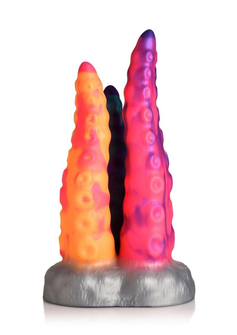 Creature Cocks Tenta- Trio Silicone Dildo - Multicolor