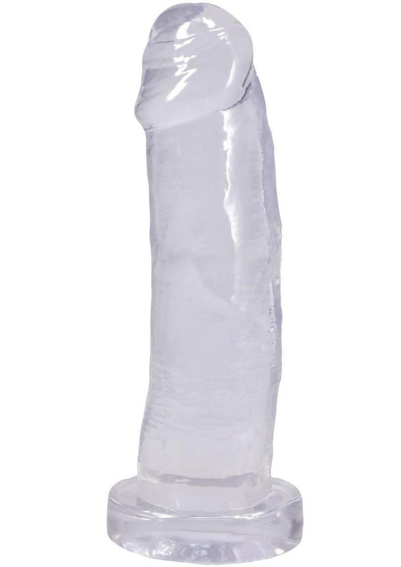 Crystal Jellies Realistic Cock - Clear - 7in