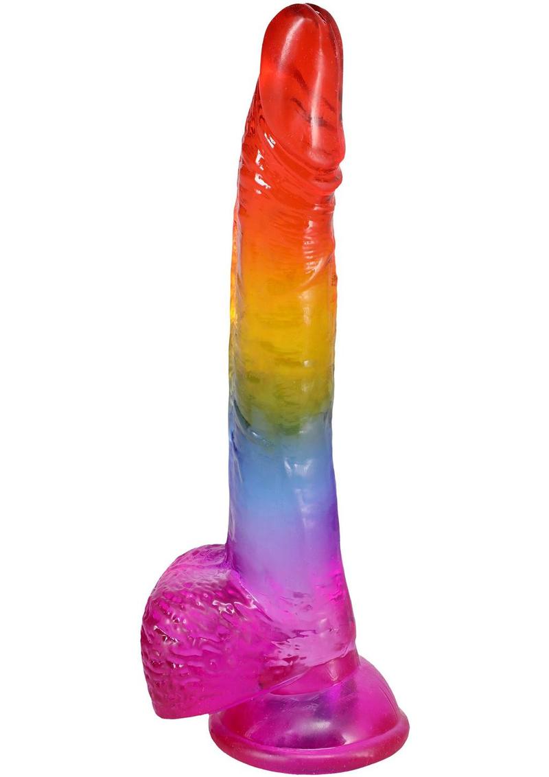 Crystal Jellies Realistic Dildo with Balls