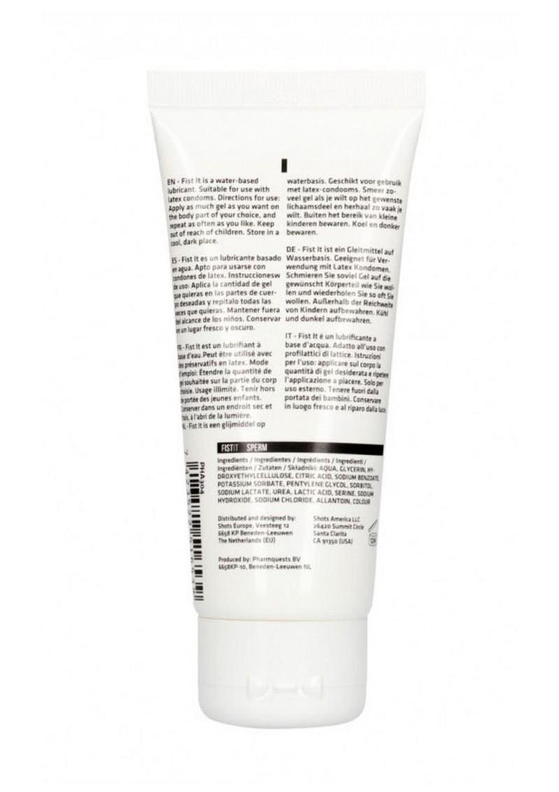 Fist It Sperm Water Based Lubricant - 100ml/3.4oz
