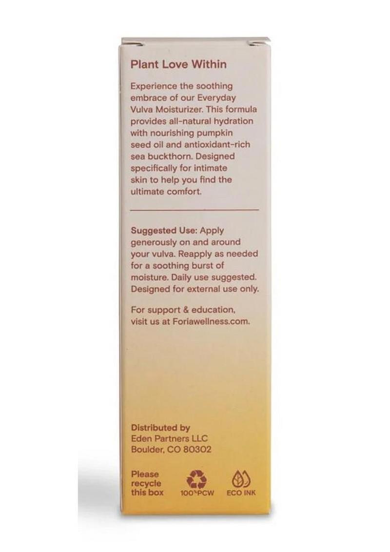 Foria Everyday Hydrating Vulva Moisturizer with Organic Botanicals