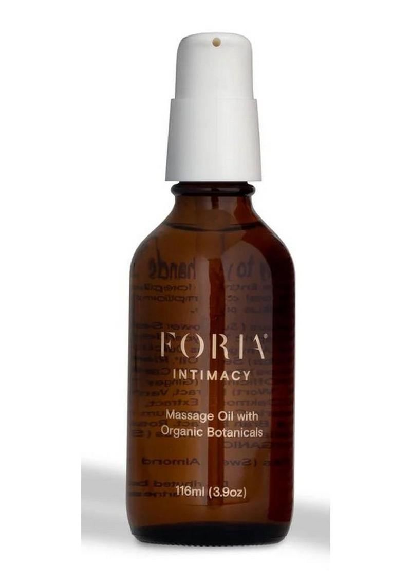 Foria Massage Oil with Organic Botanicals - 3.9oz
