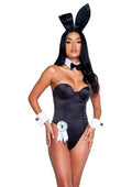Playboy Classic Bunny Costume - Black - Large