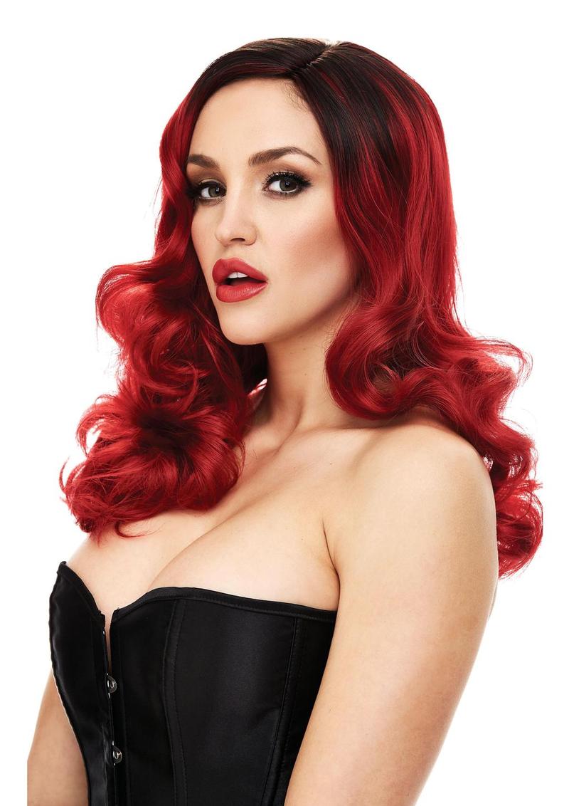 Pleasure Wigs Collection Candice Wig - Black/Red