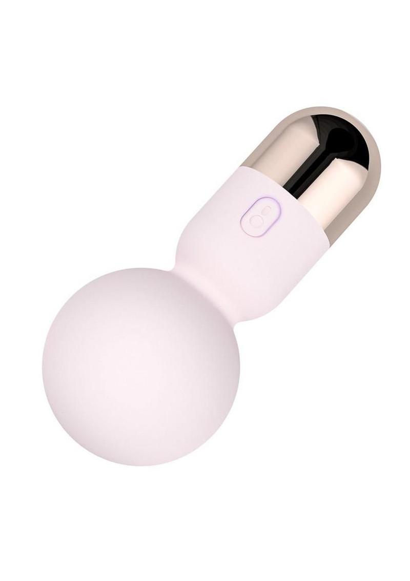 Pokewan Pocket Mini Vibrating Silicone Rechargeable Wand Massager