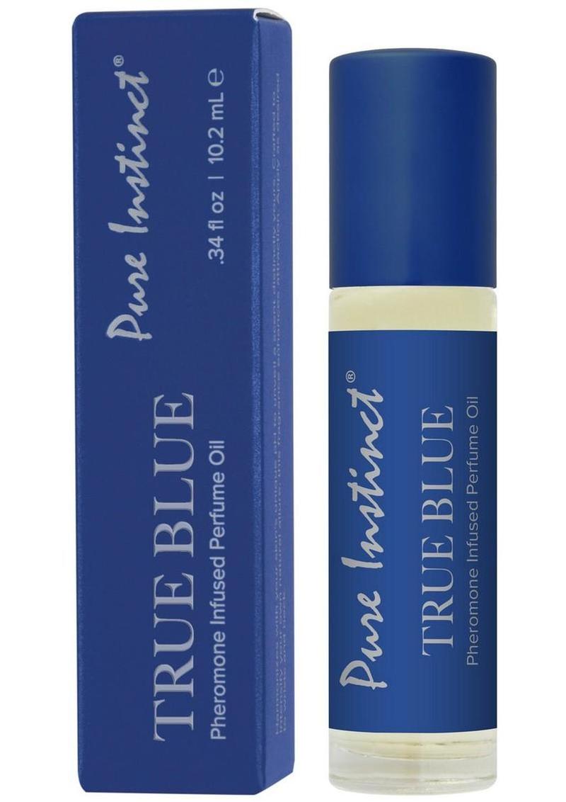 Pure Instinct Pheromone Perfume Oil Roll On - True - Blue - .34oz/10.2ml