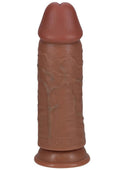 Realrock Ultra Realistic Skin Extra Thick No Balls - Caramel - 9in