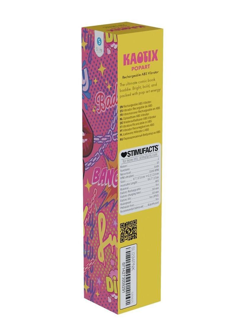 S-Line Kaotix Pop Art Rechargeable Vibrator