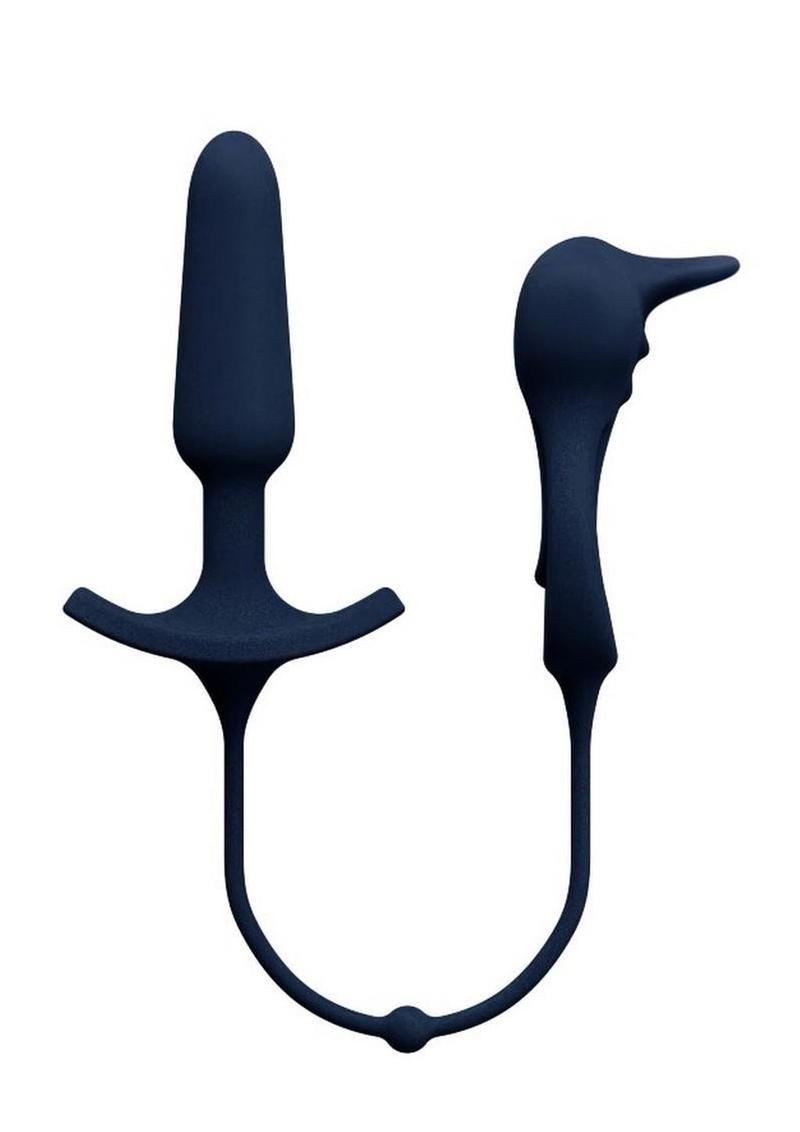Vedo Humper Rechargeable Silicone Dual C-Ring with Anal Plug