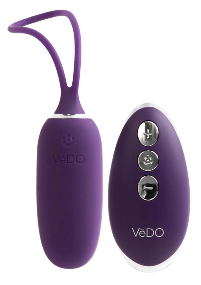 Vedo Kiwi Rechargeable Silicone Insertable Bullet Vibrator with Remote Control