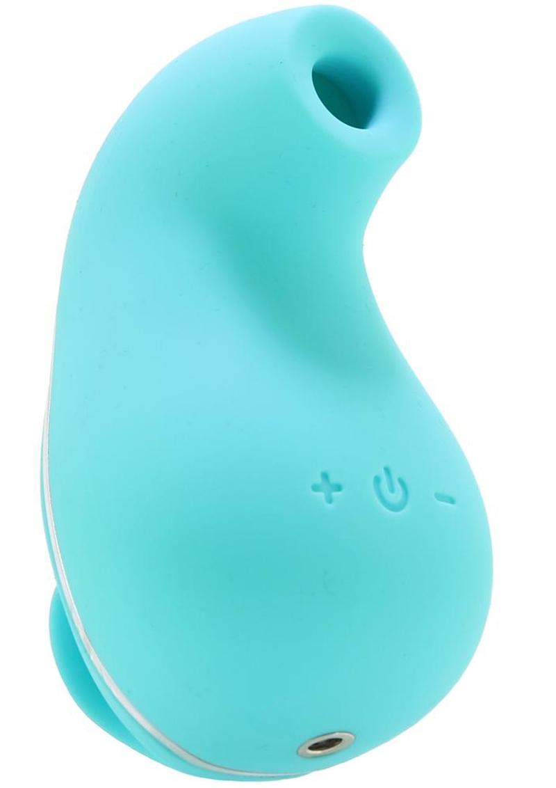 Vedo Suki Rechargeable Silicone Sonic Vibrator - Tease Me - Blue/Turquoise