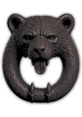 Wild Things Animal Rings Bear Rider Rechargeable Silicone Vibrating Cock Ring - Gray/Grey